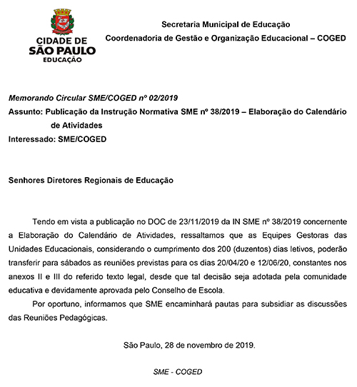 MemorandoCircularSME COGED02 2019