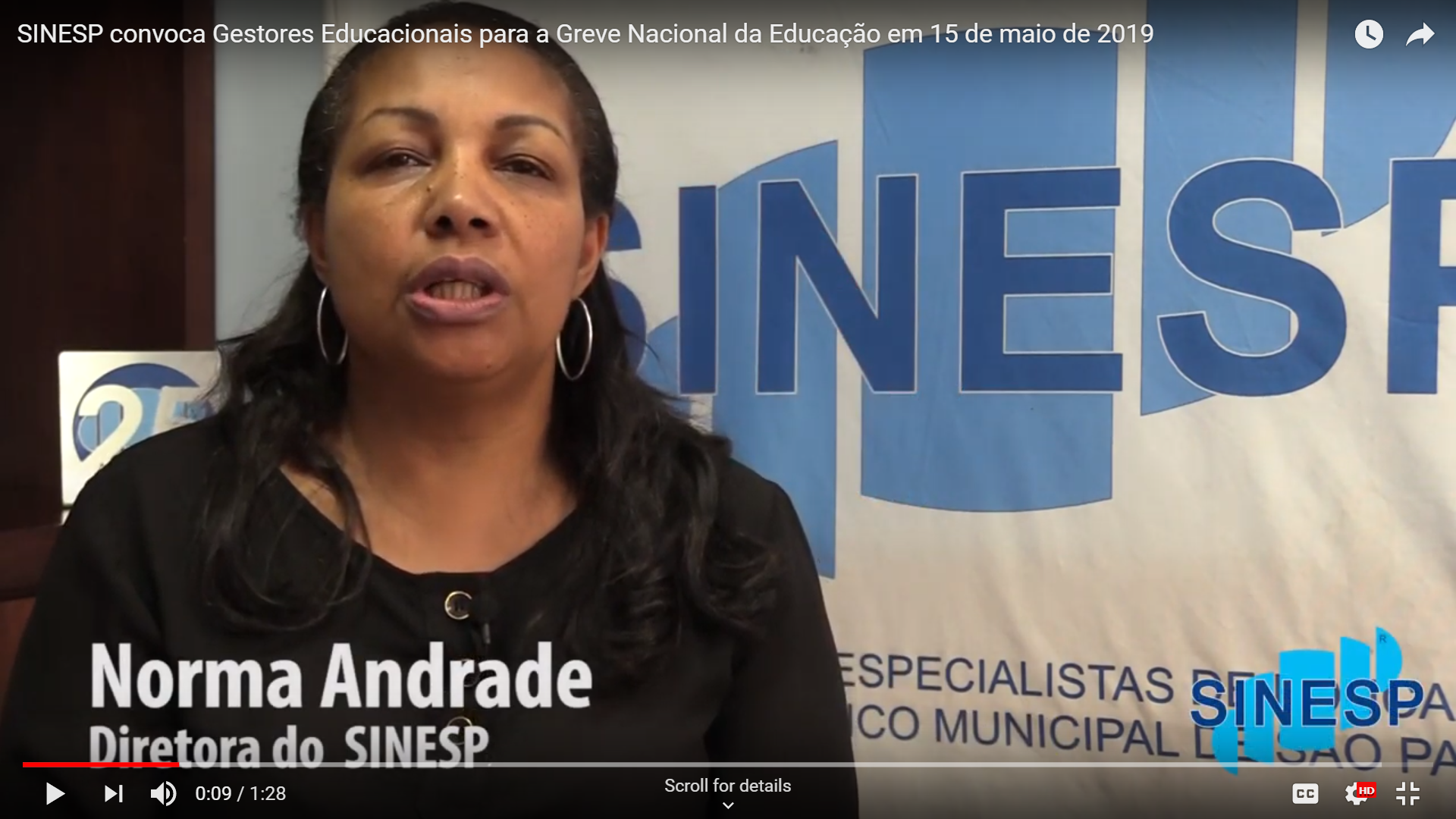 SINESP convoca Gestores Educacionais para a Greve Nacional da Educação em 15 de maio de 2019