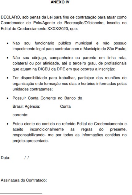 EDITAL DE CREDENCIAMENTO SME Nº 06 DE 20/08/2020 - COORDENADORES