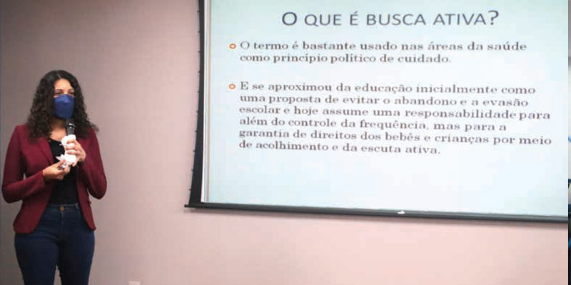 Semed realiza busca ativa de alunos da educação infantil