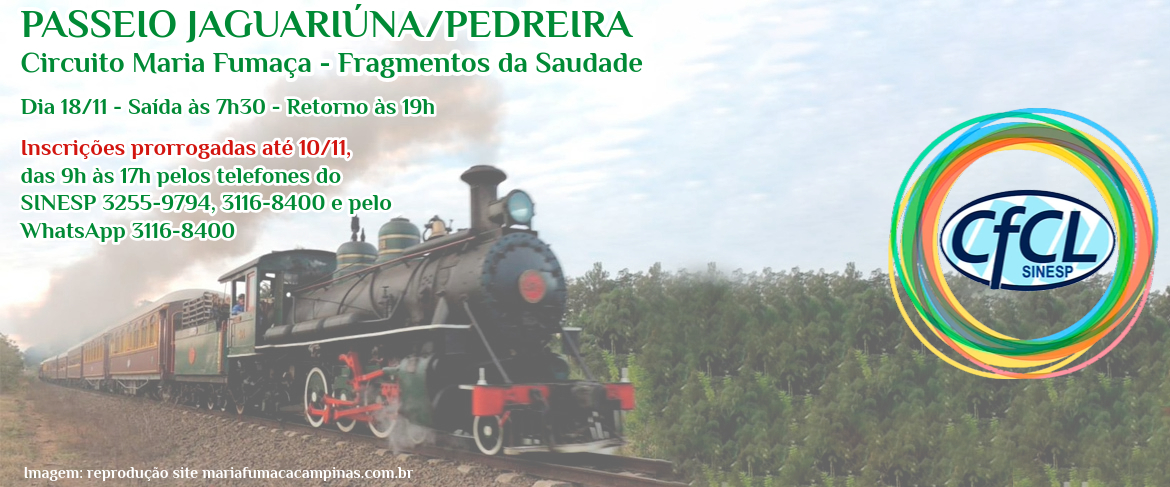 Passeio de Maria Fumaça