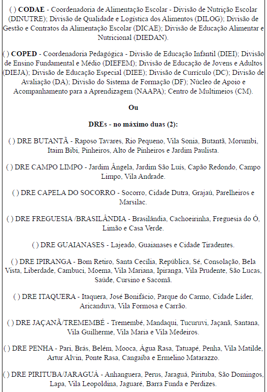 DRe Butantã: chamada para professor de Ensino Fundamental II - Médio