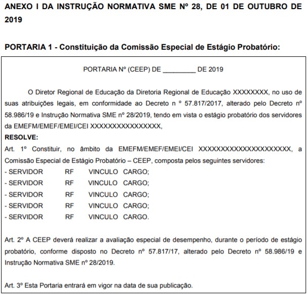 PORTARIA SME Nº 6.263, DE 10/08/2023 - ALTERA A PORTARIA SME Nº 1.005, DE  17 DE JANEIRO DE 2019, QUE FIXA MÓDULO DE SUPERVISOR ESCOLAR NAS DIRETORIAS  REGIONAIS DE EDUCAÇÃO