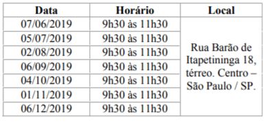 calendário de reuniões do comitê permanente de segurança viária